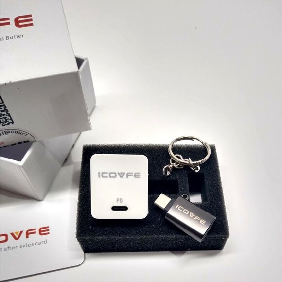 ICOVFE Pro Butler PD Charger 18W USB-C Model R5401 Compact & Portable / Keychain - Picture 6 of 7